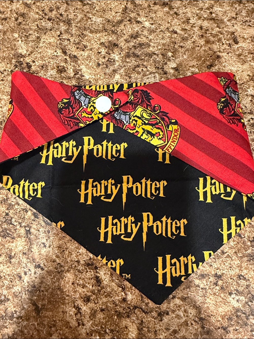 S/M Harry Potter Dual Sided Dog or Cat Bandana